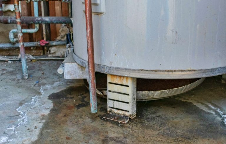 Pan Under Water Heater