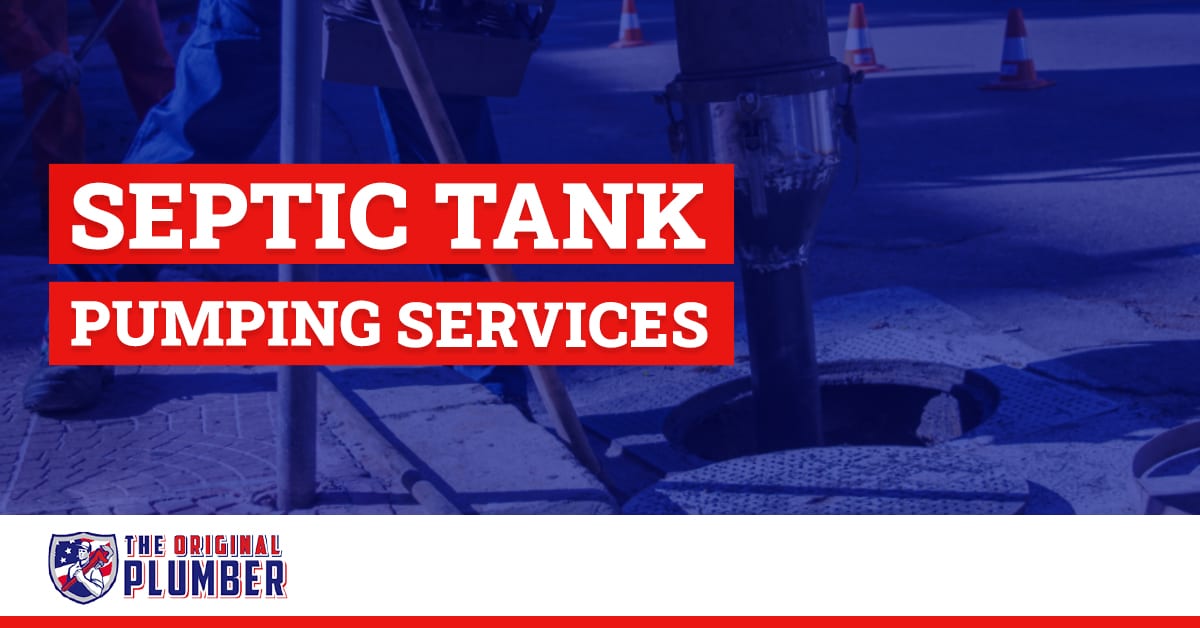 Septic tank plumbing service